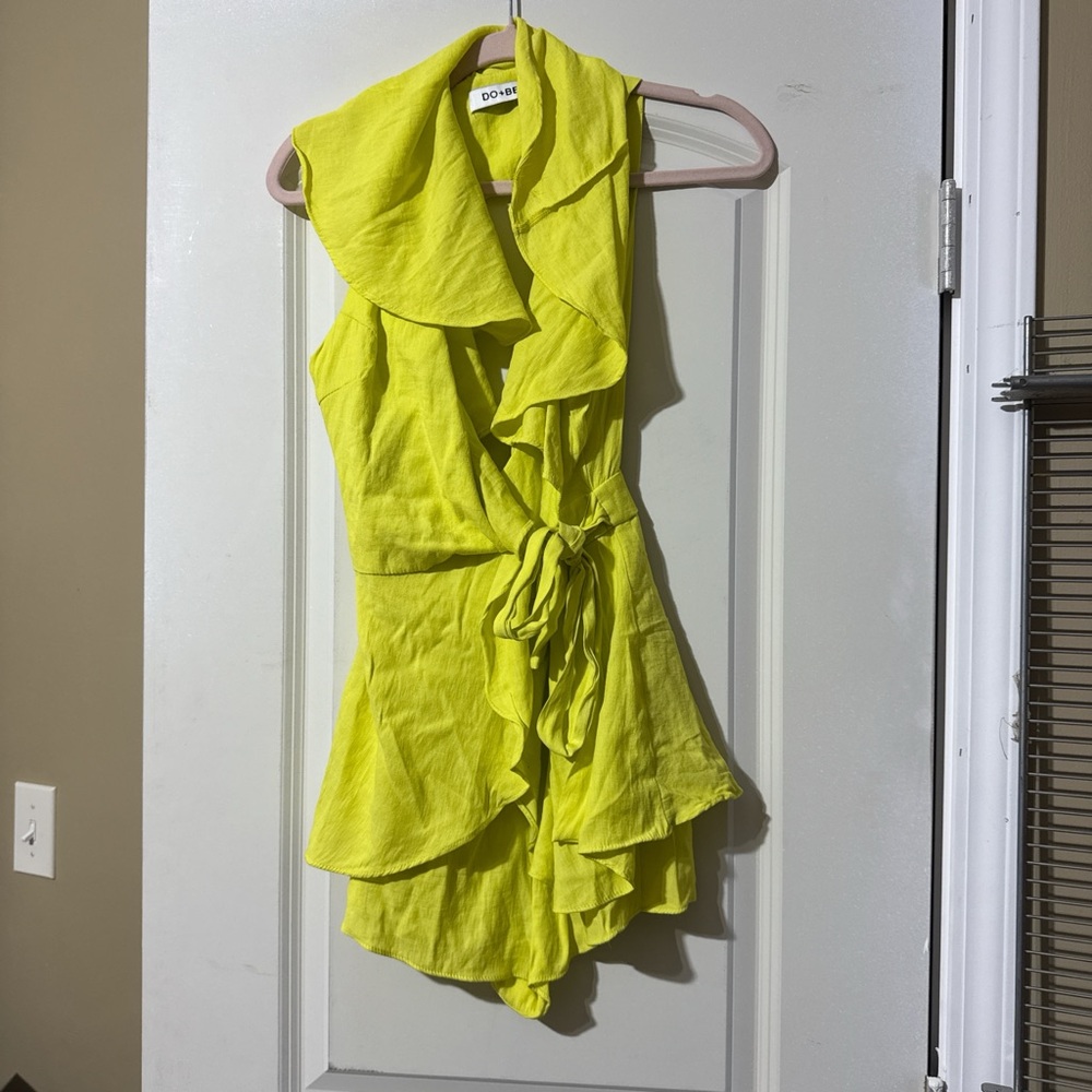 DOBE YELLOW ROMPER